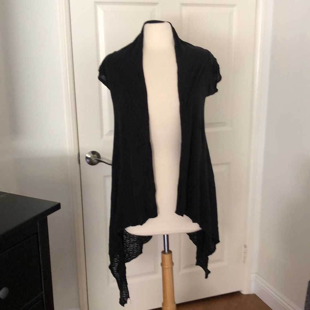 Short sleeve cardigan